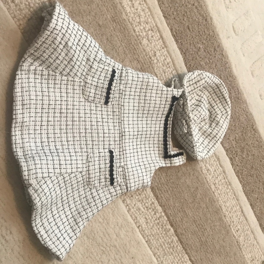 Janie and jack girls newborn baby dress and  hat